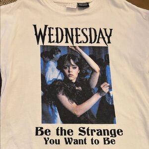 Zara White 'Be the Strange' Graphic Tee